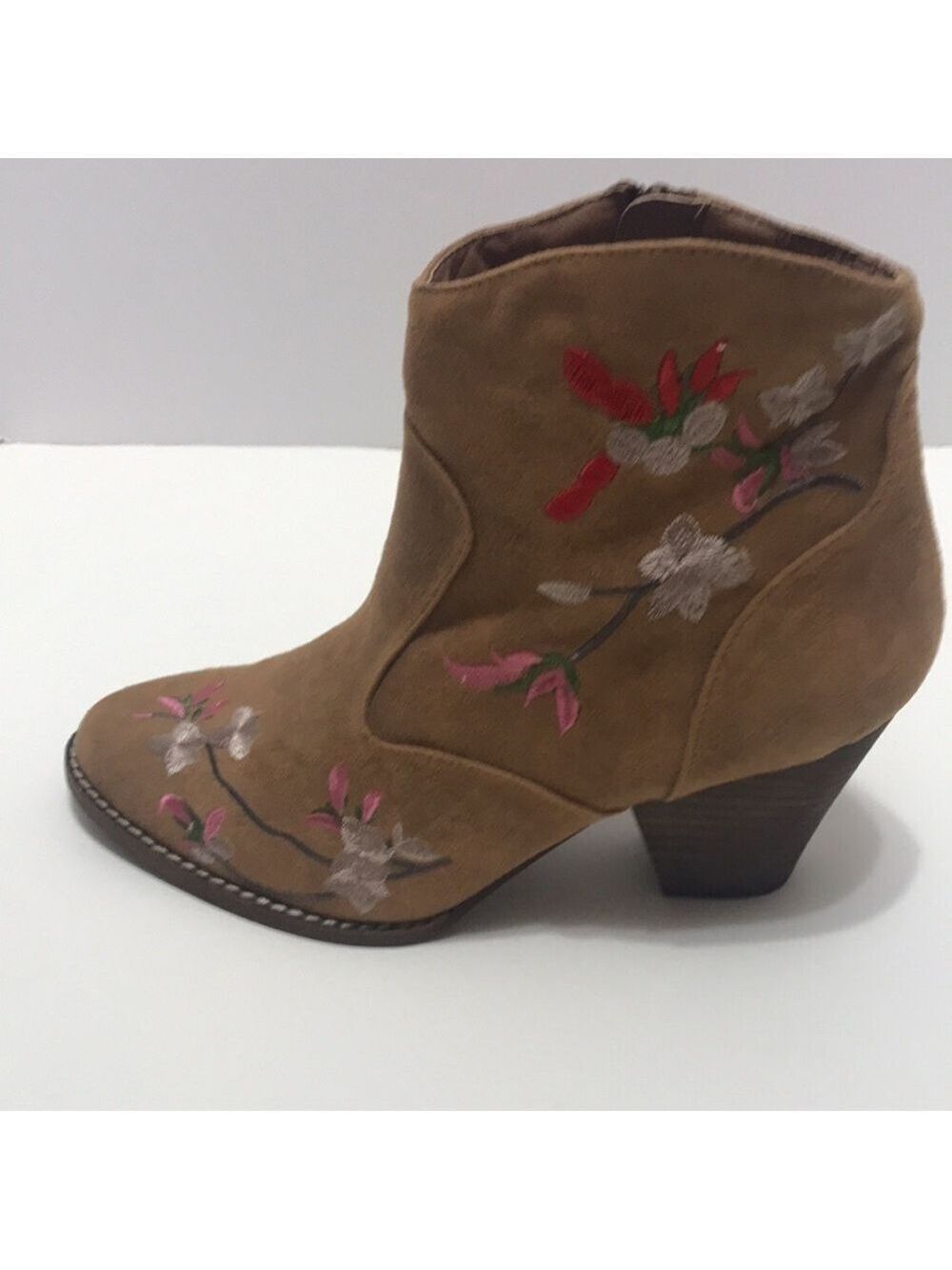 DIBA Boho Faux Suede Ankle Boots Size 8M